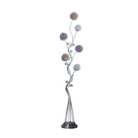 58.5" In 6 Aluminum Led Zeus Metal Floor Lamp