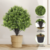 High quality decoration topiary plants artificial tree Green Artificial Tree Three branches of Milanwort