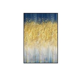 100% Handmade Painting Abstract Hanging Painting Nordic Simple Mural Modern Decorative Gold And Silver Painting Wall Decor (size: 90x120cm)