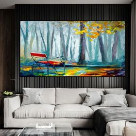 Hand painted abstract contracted manual rich tree family adornment of contemporary sitting room wall mural painting art hall (size: 150x220cm)