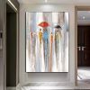 Oil Painting Hand Painted Vertical Abstract People Contemporary Modern Living Room hallway bedroom luxurious decorative painting