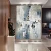 Nordic Abstract Oil Painting Handmade Canvas Decorative Mural Frameless Acrylic Hanging Image For LivingRoom Bedroom Aisle Porch