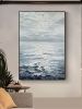 Hand Painted Abstract Landscape Oil Painting Oil Painting Seascape Clouds Nordic Wall Art Picture Modern Living Room Decor