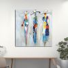 Oil Painting Hand Painted Square Abstract People Classic Modern Rolled Canvas Luxury home corridor living room decorative art