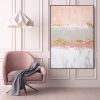 Handmade Abstract Oil Painting Top Selling Wall Art Modern Minimalist Pink Picture Canvas Home Decor For Living Room No Frame