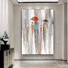 Oil Painting Hand Painted Vertical Abstract People Contemporary Modern Living Room hallway bedroom luxurious decorative painting